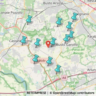 Mappa Via Albania, 20020 Arconate MI, Italia (3.92917)