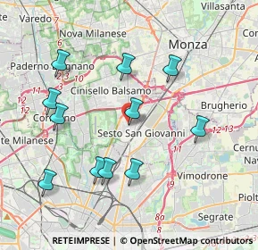 Mappa Viale Giacomo Matteotti, 20099 Sesto San Giovanni MI, Italia (3.95545)