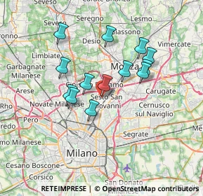 Mappa Viale Giacomo Matteotti, 20099 Sesto San Giovanni MI, Italia (5.85077)