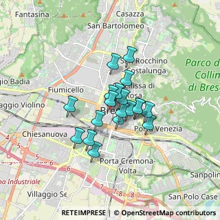 Mappa Contrada delle Cossere, 25121 Brescia BS, Italia (1.11368)