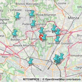 Mappa Via Roma, 20091 Bresso MI, Italia (4.34571)