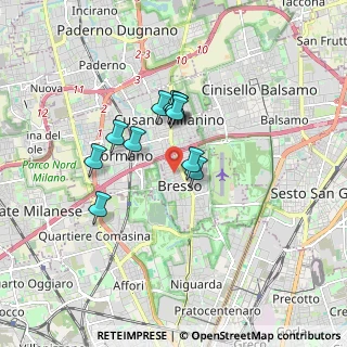 Mappa Via Roma, 20091 Bresso MI, Italia (1.27818)