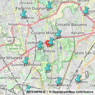 Mappa Via Roma, 20091 Bresso MI, Italia (2.79455)