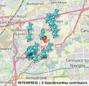 Mappa Via Privata Guzzina, 20093 Cologno Monzese MI, Italia (1.519)