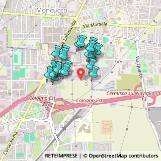 Mappa Via Privata Guzzina, 20093 Cologno Monzese MI, Italia (0.31538)