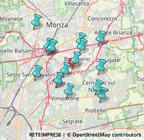 Mappa Via Privata Guzzina, 20093 Cologno Monzese MI, Italia (3.03188)