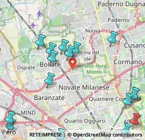 Mappa Via Monte Rosa, 20026 Novate Milanese MI, Italia (3.1)