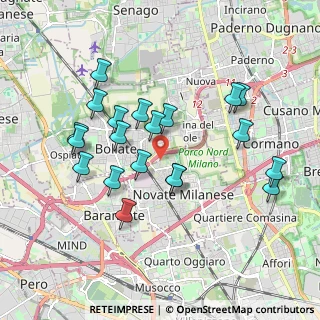 Mappa Via Monte Rosa, 20026 Novate Milanese MI, Italia (1.8005)