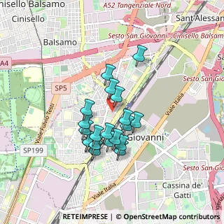 Mappa Via Davide Campari, 20099 Sesto San Giovanni MI, Italia (0.6965)