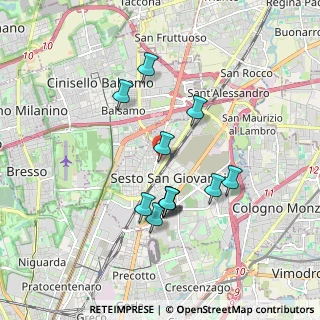 Mappa Via Davide Campari, 20099 Sesto San Giovanni MI, Italia (1.58417)