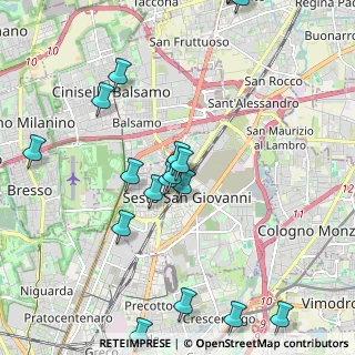 Mappa Via Davide Campari, 20099 Sesto San Giovanni MI, Italia (2.6475)