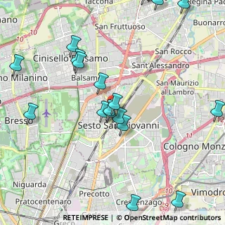 Mappa Via Davide Campari, 20099 Sesto San Giovanni MI, Italia (2.6235)