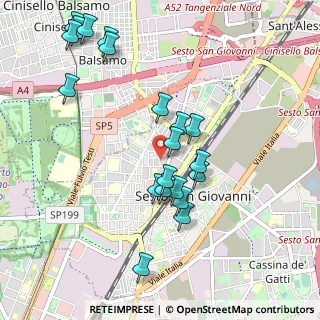 Mappa Via Parma, 20099 Sesto San Giovanni MI, Italia (1.0235)