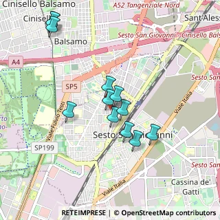 Mappa Via Parma, 20099 Sesto San Giovanni MI, Italia (0.85333)