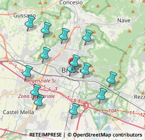 Mappa Corsetto Sant'Agata, 25122 Brescia BS, Italia (3.78786)