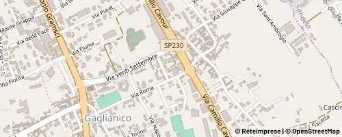 Mappa Gaglianico