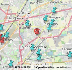 Mappa Via Domenico Cimarosa, 20093 Cologno Monzese MI, Italia (2.91842)