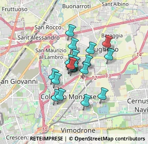 Mappa Via Domenico Cimarosa, 20093 Cologno Monzese MI, Italia (1.066)