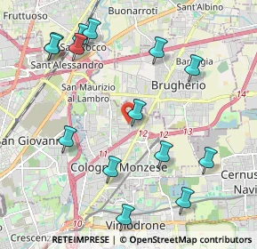 Mappa Via Domenico Cimarosa, 20093 Cologno Monzese MI, Italia (2.36714)