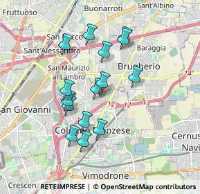 Mappa Via Domenico Cimarosa, 20093 Cologno Monzese MI, Italia (1.562)