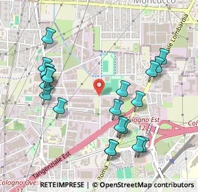 Mappa Via Domenico Cimarosa, 20093 Cologno Monzese MI, Italia (0.5345)
