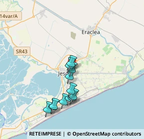 Mappa Via Molinato, 30016 Jesolo VE, Italia (3.26)