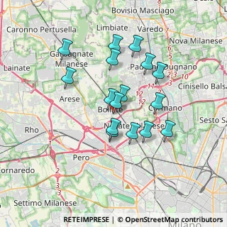 Mappa Via Michelangelo Buonarroti, 20021 Bollate MI, Italia (2.99125)
