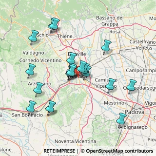 Mappa Pza. Pontelandolfo, 36100 Vicenza VI, Italia (14.6675)