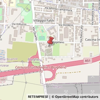 Mappa Via Ferdinando Magellano, 14, 20861 Brugherio, Monza e Brianza (Lombardia)