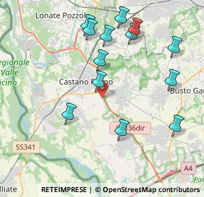 Mappa SP31, 20012 Castano Primo MI, Italia (4.23769)
