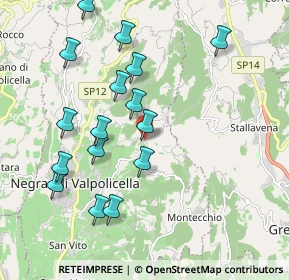 Mappa Via Preperchiusa, 37024 Negrar di Valpolicella VR, Italia (2.01625)