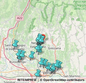 Mappa Via Preperchiusa, 37024 Negrar di Valpolicella VR, Italia (8.165)