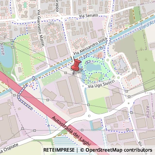 Mappa Via Monte Grappa, 40, 20044 Arese, Milano (Lombardia)