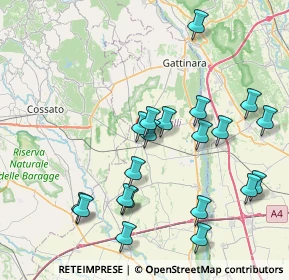 Mappa Via Mazzini, 13040 Rovasenda VC, Italia (8.3105)