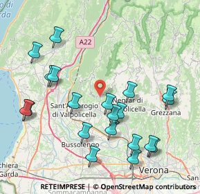 Mappa Viale Verona, 37022 Fumane VR, Italia (8.906)