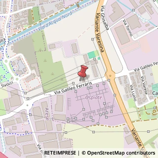 Mappa Via Galileo Ferraris, 34, 20021 Bollate, Milano (Lombardia)