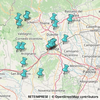 Mappa Via G. Maganza, 36100 Vicenza VI, Italia (17.24444)