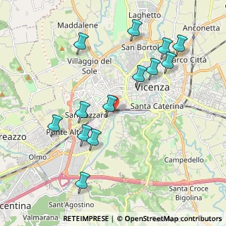 Mappa Via G. Maganza, 36100 Vicenza VI, Italia (2.13846)