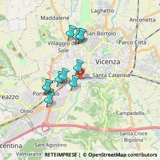 Mappa Via G. Maganza, 36100 Vicenza VI, Italia (1.61364)