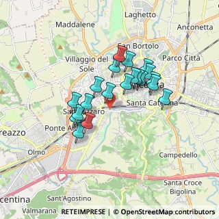 Mappa Via G. Maganza, 36100 Vicenza VI, Italia (1.379)