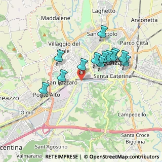 Mappa Via G. Maganza, 36100 Vicenza VI, Italia (1.57154)