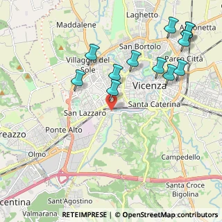 Mappa Via G. Maganza, 36100 Vicenza VI, Italia (2.37083)