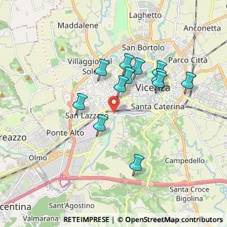 Mappa Via G. Maganza, 36100 Vicenza VI, Italia (1.5875)