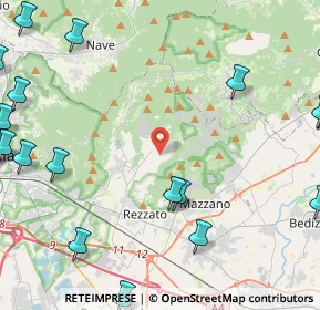 Mappa Via Massiago, 25082 Botticino BS, Italia (6.8985)