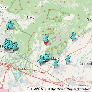 Mappa Via Massiago, 25082 Botticino BS, Italia (5.6995)