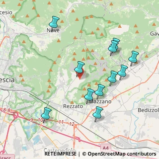 Mappa Via Massiago, 25082 Botticino BS, Italia (4.10364)