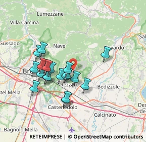 Mappa Via Massiago, 25082 Botticino BS, Italia (6.23053)