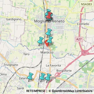 Mappa Piazza S. Antonio, 31021 Mogliano Veneto TV, Italia (2.17333)