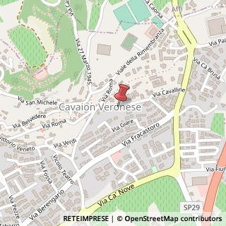 Mappa Via Cavalline, n. 22, 37010 Cavaion Veronese, Verona (Veneto)