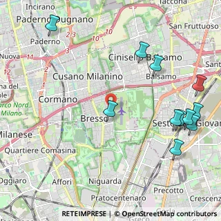 Mappa Via Piave, 20091 Bresso MI, Italia (2.68091)